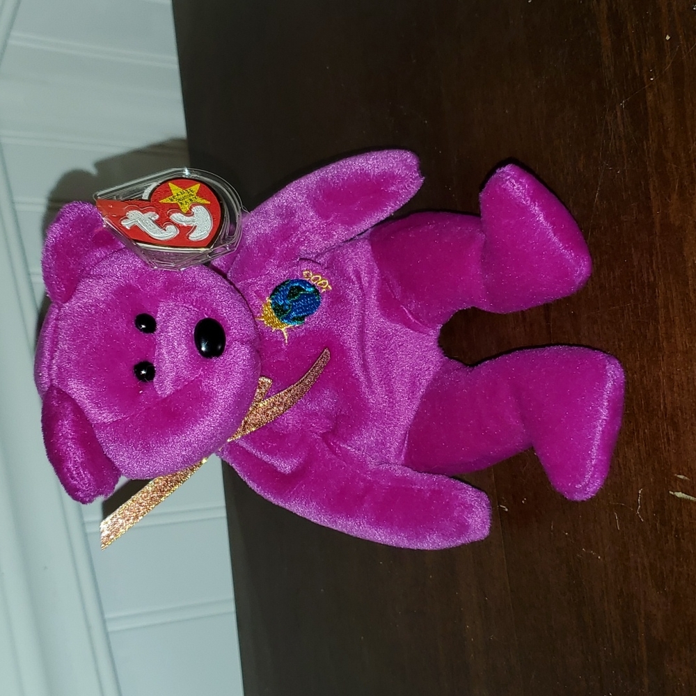 Beanie Baby 1999 Millennium Bear with Tags